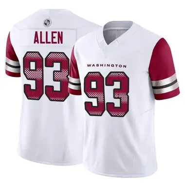 Men's Washington Commanders #93 Jonathan Allen Gold Vapor Untouchable  Stitched Football Jersey #nba